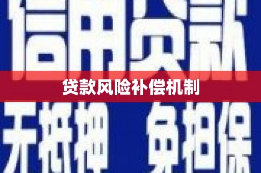 甲仙贷款风险补偿机制