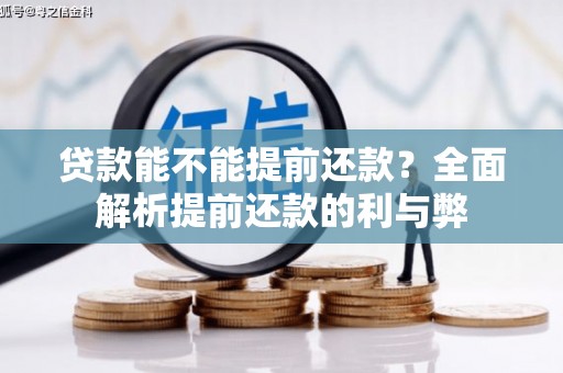 甲仙贷款能不能提前还款？全面解析提前还款的利与弊