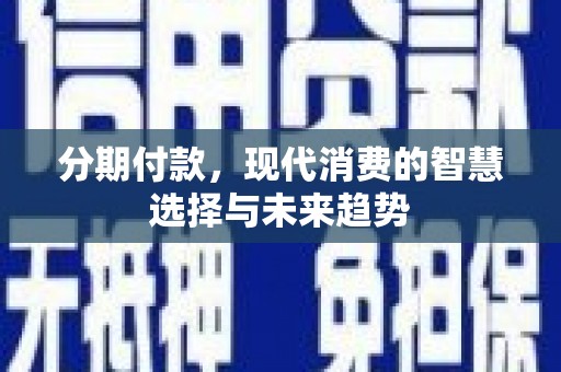 甲仙分期付款，现代消费的智慧选择与未来趋势