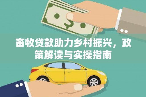 甲仙畜牧贷款助力乡村振兴，政策解读与实操指南