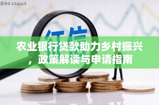 甲仙农业银行贷款助力乡村振兴，政策解读与申请指南
