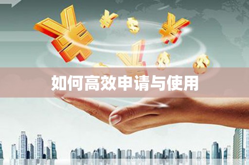 甲仙如何高效申请与使用