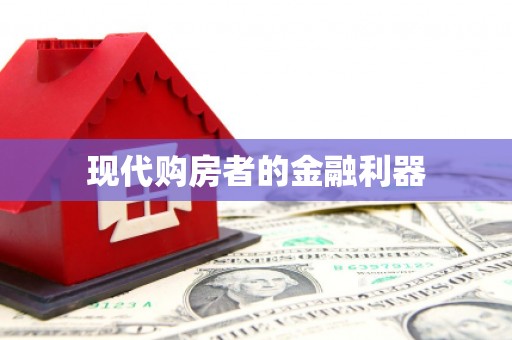 甲仙现代购房者的金融利器